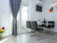 Jídelna Novalja, Jídelna v ubytování typu apartment, s klimatizací a WiFi.