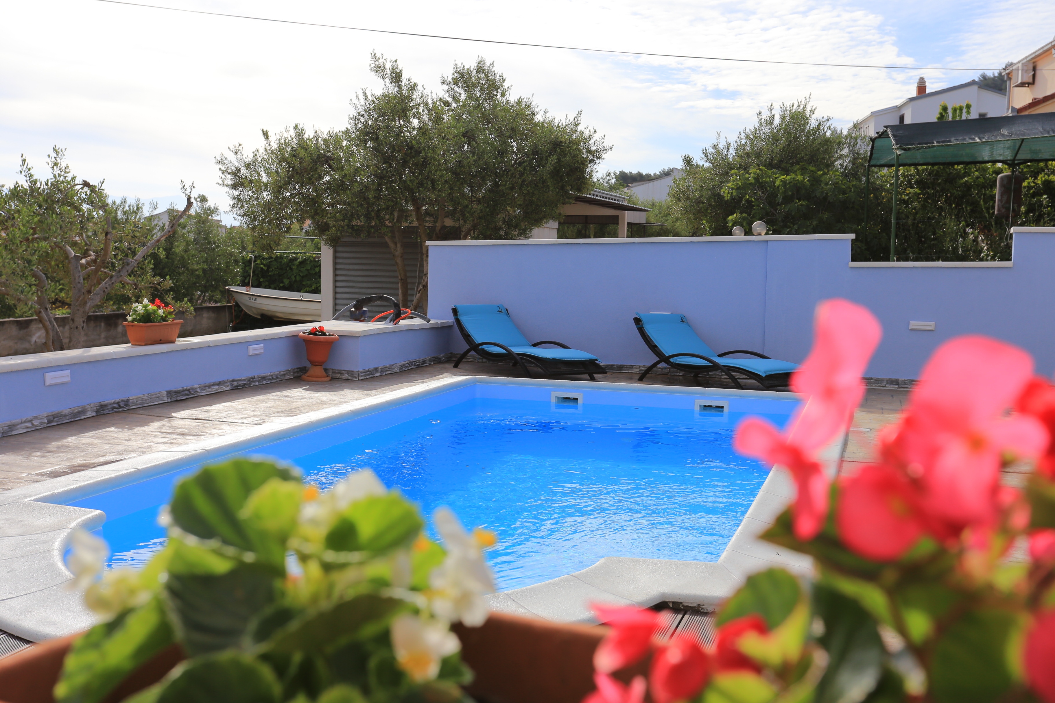 Four-bedroom house with terrace and sea view Slatine, Čiovo (K-17231)