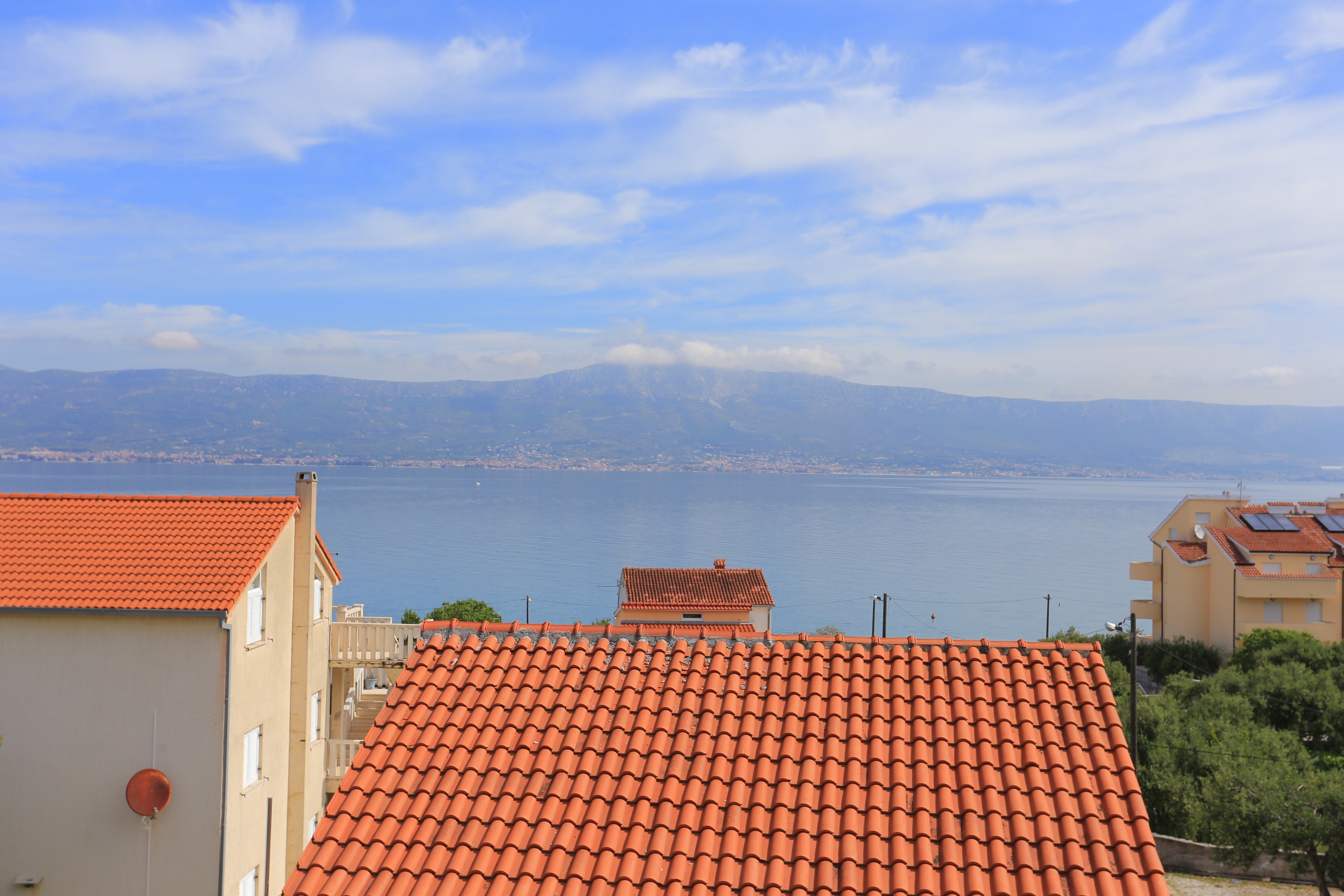 Two bedroom apartment with terrace and sea view Slatine, Čiovo  A-a