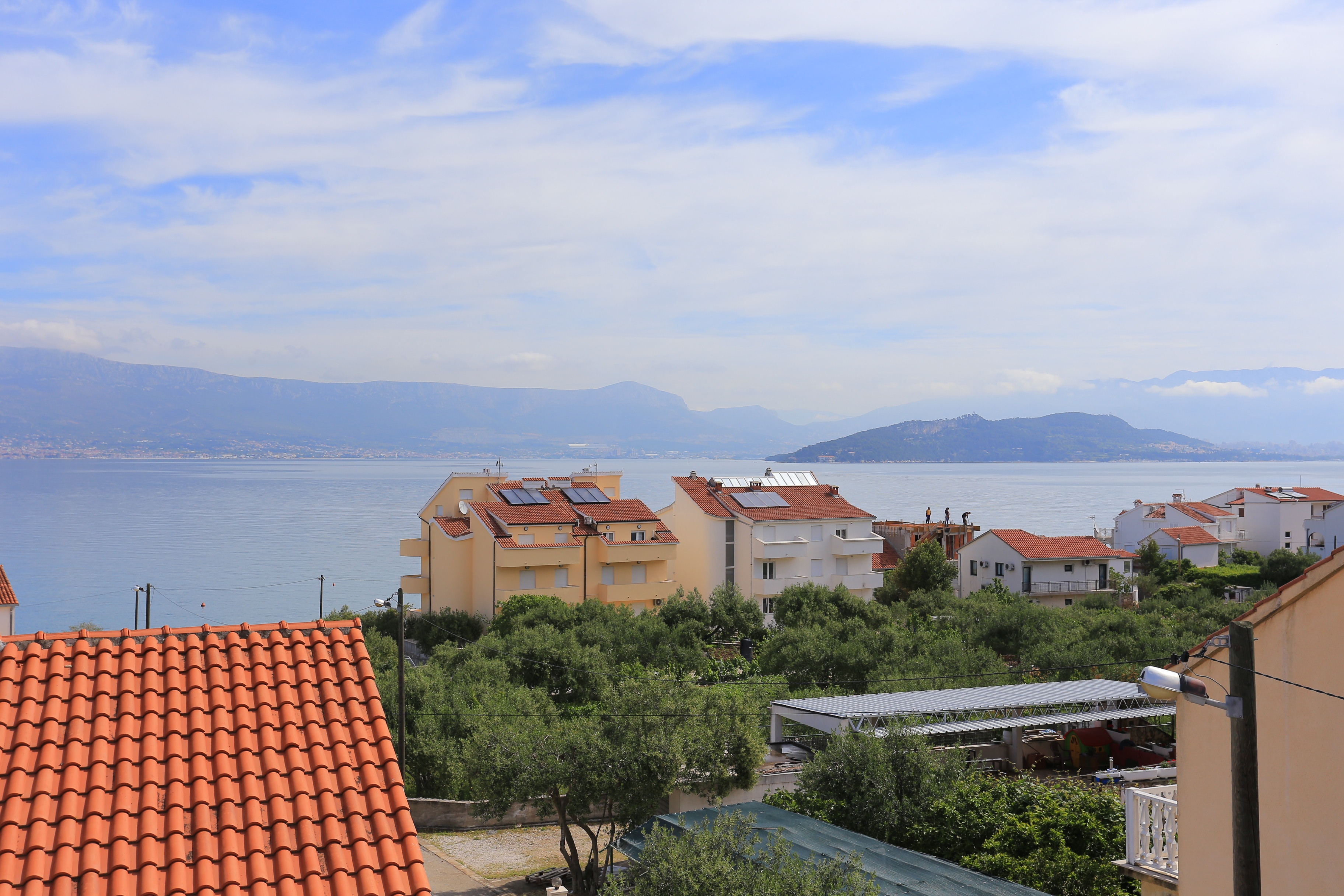 Two bedroom apartment with terrace and sea view Slatine, Čiovo  A-a