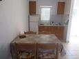 Dining room Lumbarda, Dining room in the studio-apartment, (pet friendly) and WiFi.