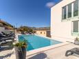 Trogir, Trogir, Courtyard 17256 - Vacation Rentals with pebble beach.