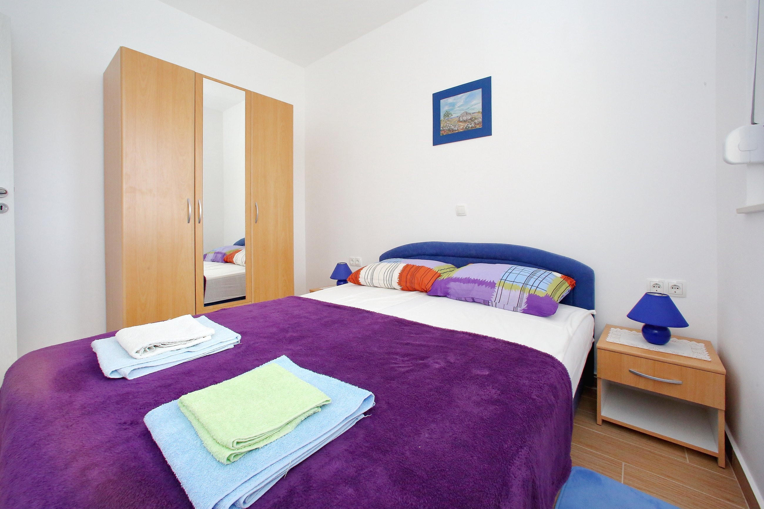 One bedroom apartment with terrace and sea view Bibinje, Zadar  A-a