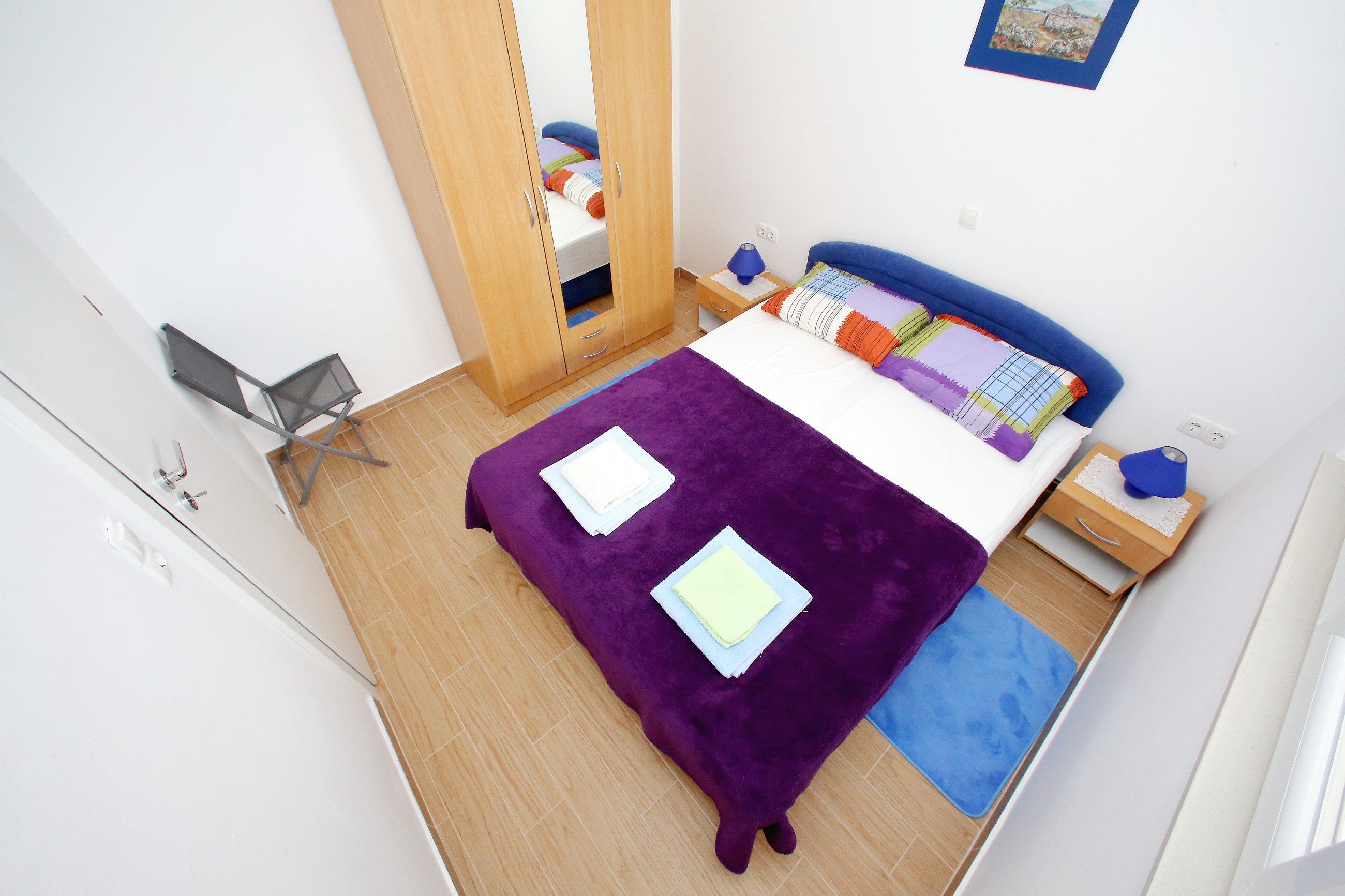 One bedroom apartment with terrace and sea view Bibinje, Zadar  A-a