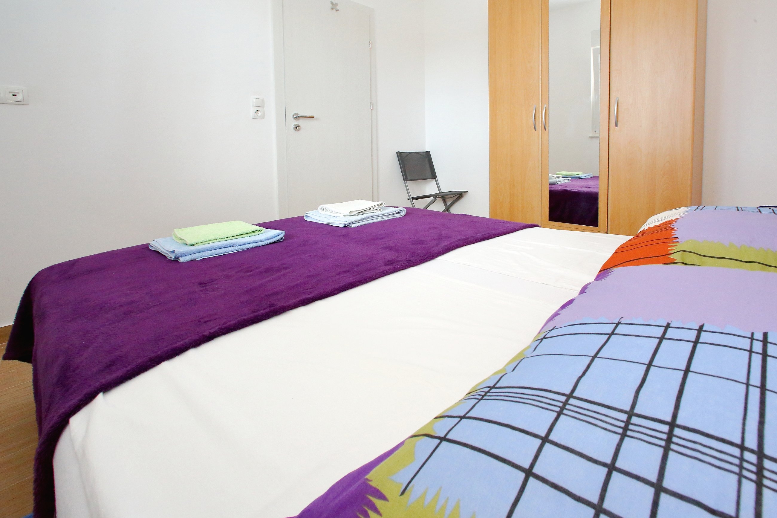 One bedroom apartment with terrace and sea view Bibinje, Zadar  A-a