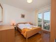 Bedroom 2 Igrane, Bedroom 2 in the apartment, air condition available and WiFi.