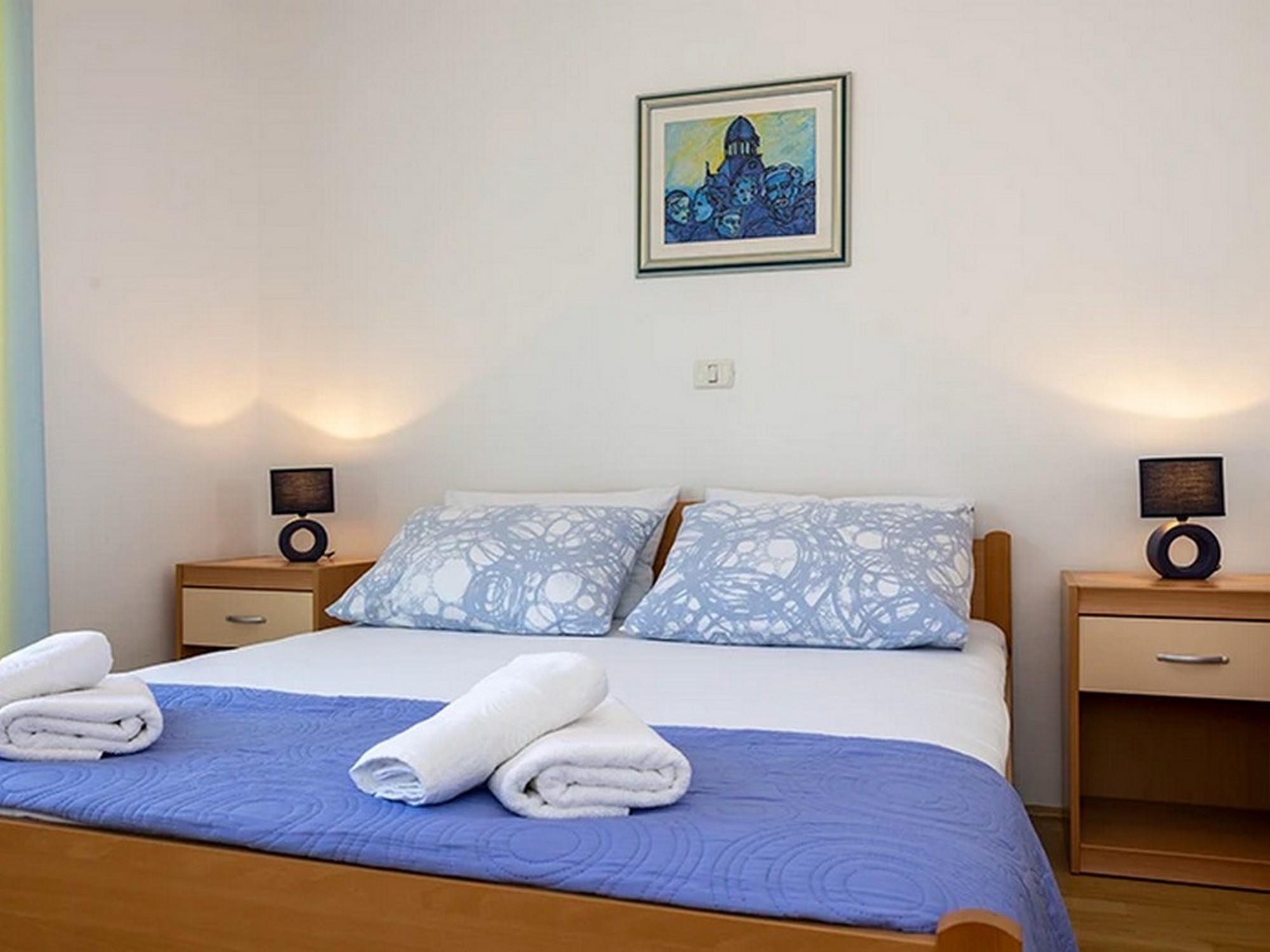 Two bedroom apartment with terrace and sea view Igrane, Makarska  A-c