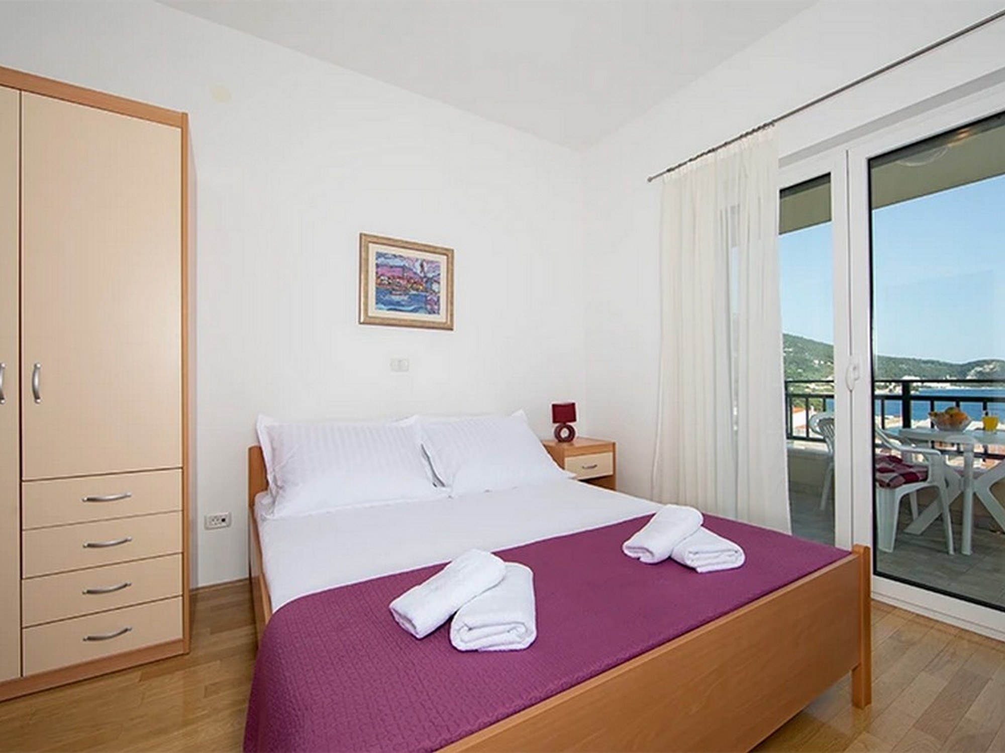 Two bedroom apartment with terrace and sea view Igrane, Makarska (A-17292-d)