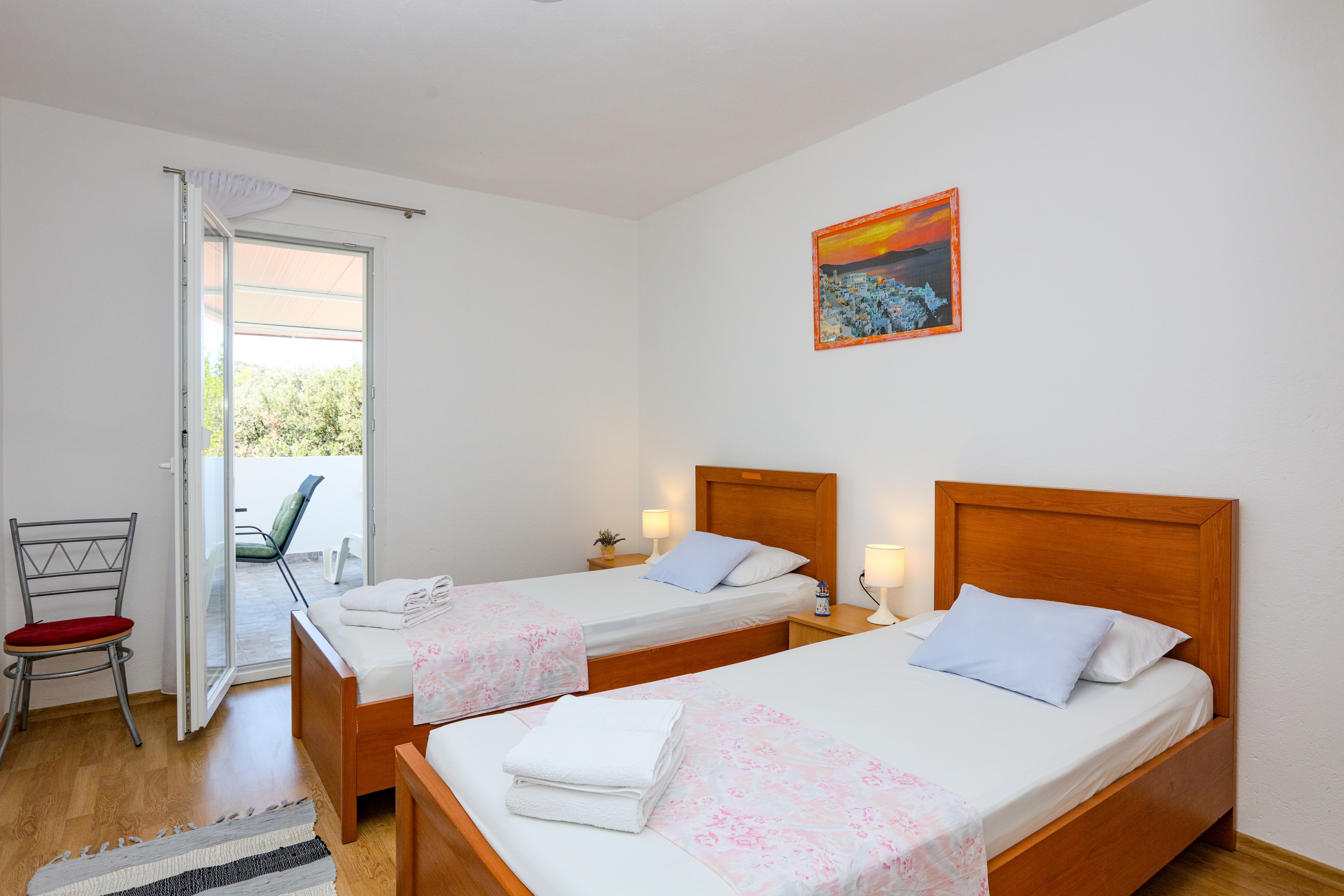 Two bedroom apartment with terrace and sea view Ražanj, Rogoznica  A-a
