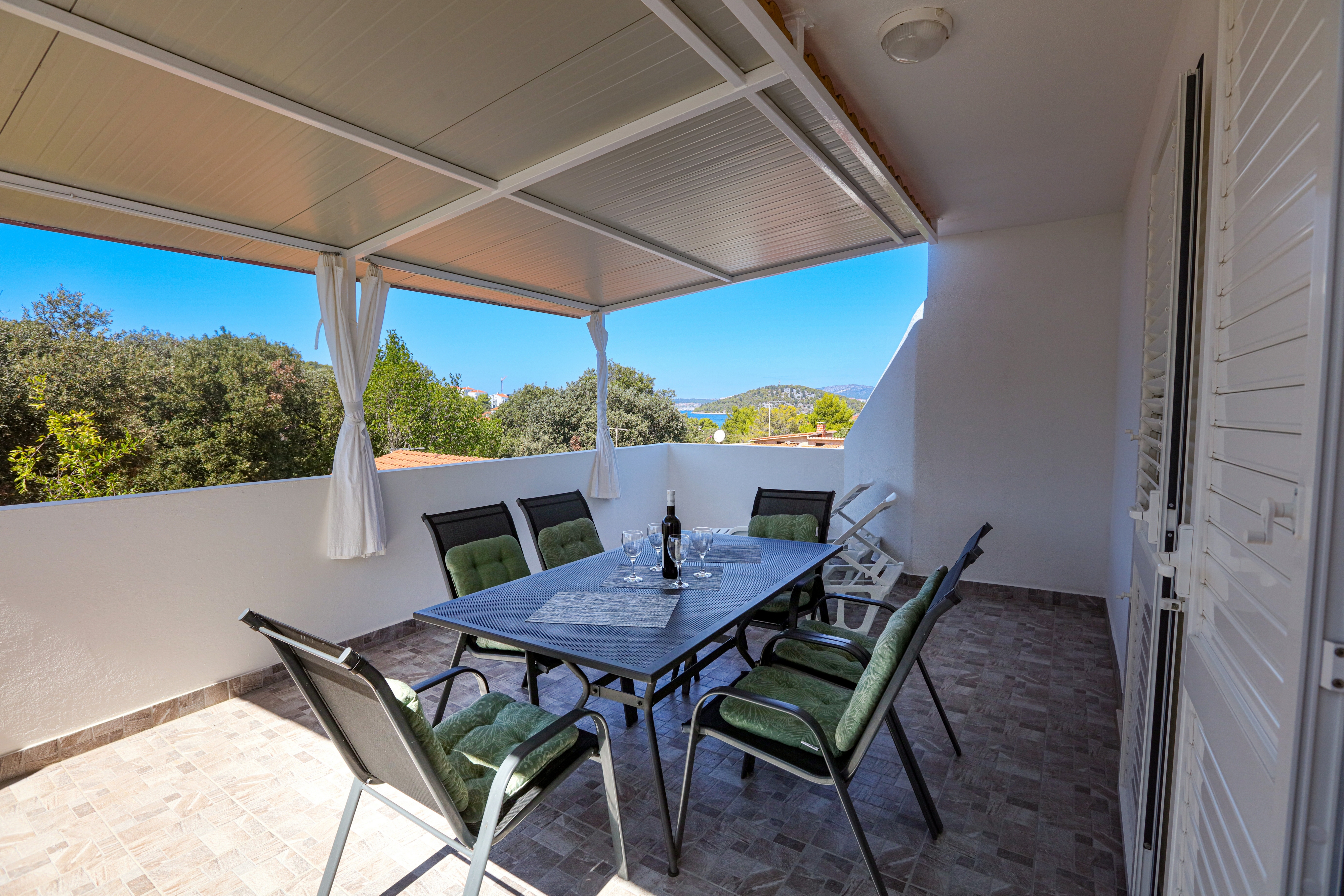 Two bedroom apartment with terrace and sea view Ražanj, Rogoznica  A-a