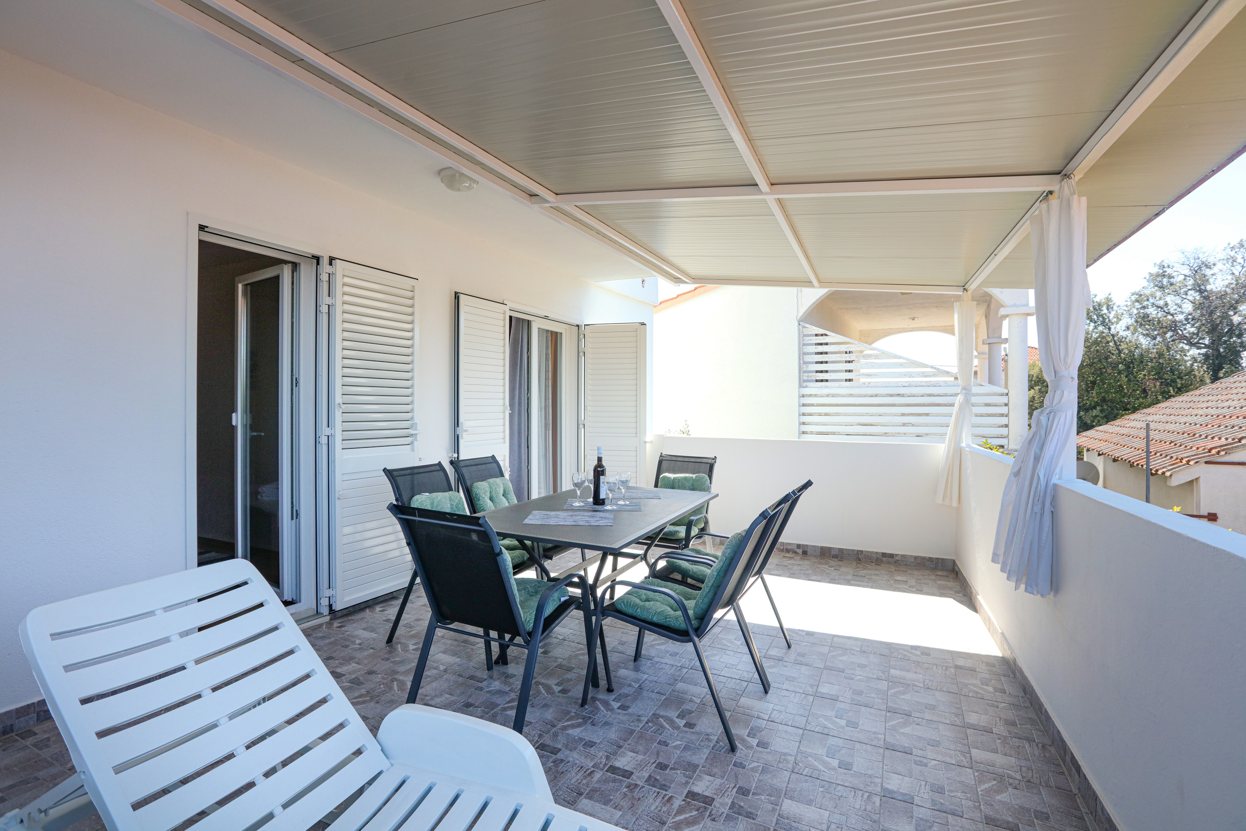 Two bedroom apartment with terrace and sea view Ražanj, Rogoznica  A-a