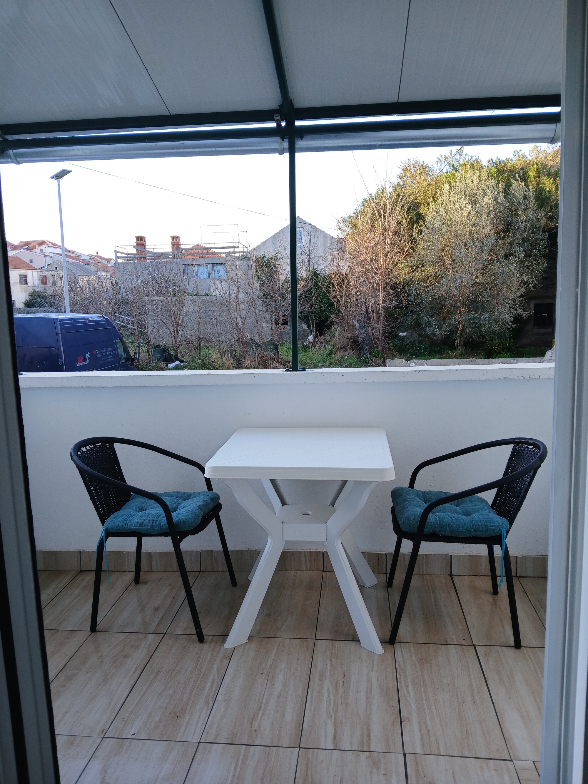 One bedroom apartment with terrace and sea view Tkon, Pašman  A-c