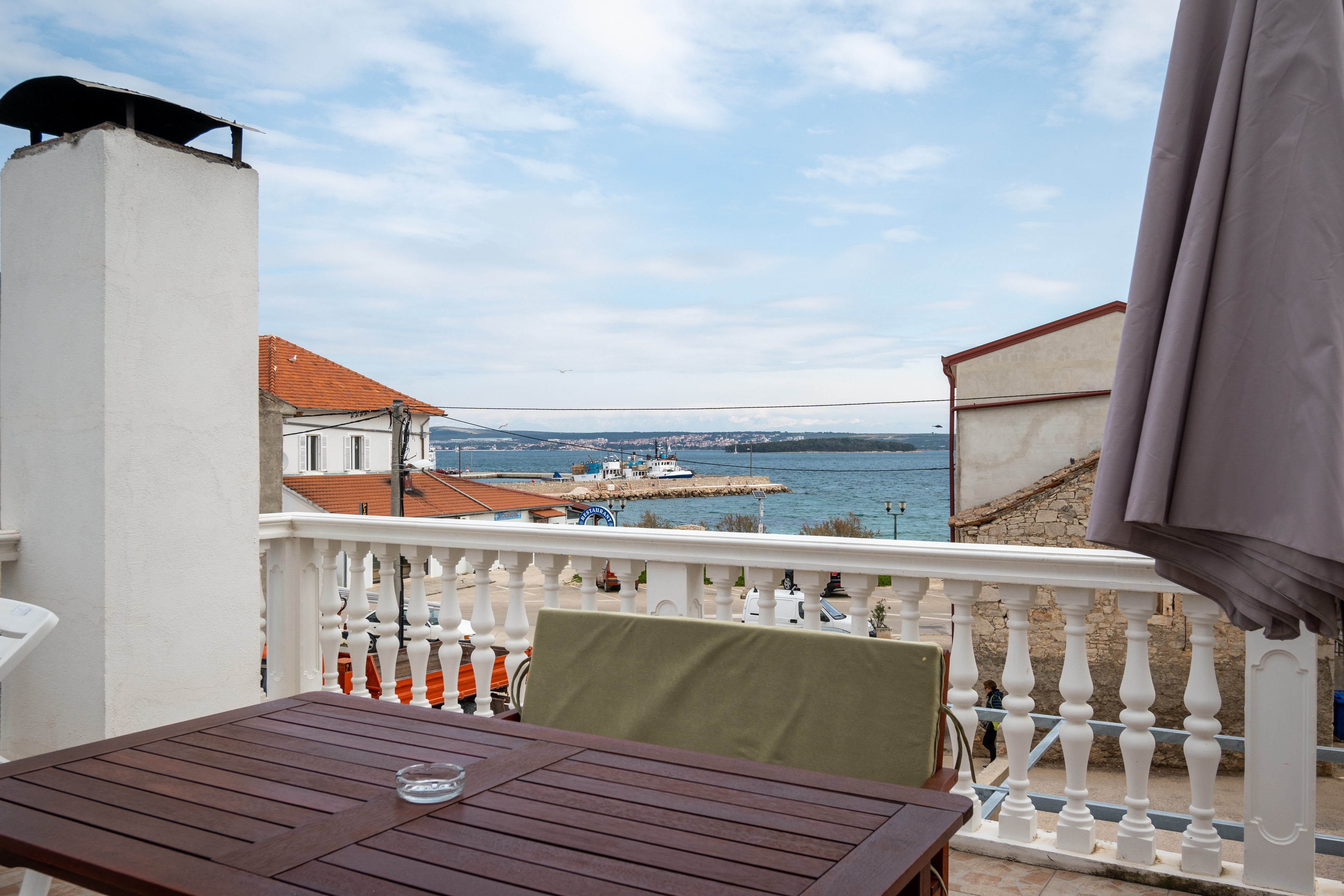 Studio flat with terrace and sea view Tkon, Pašman  AS-a