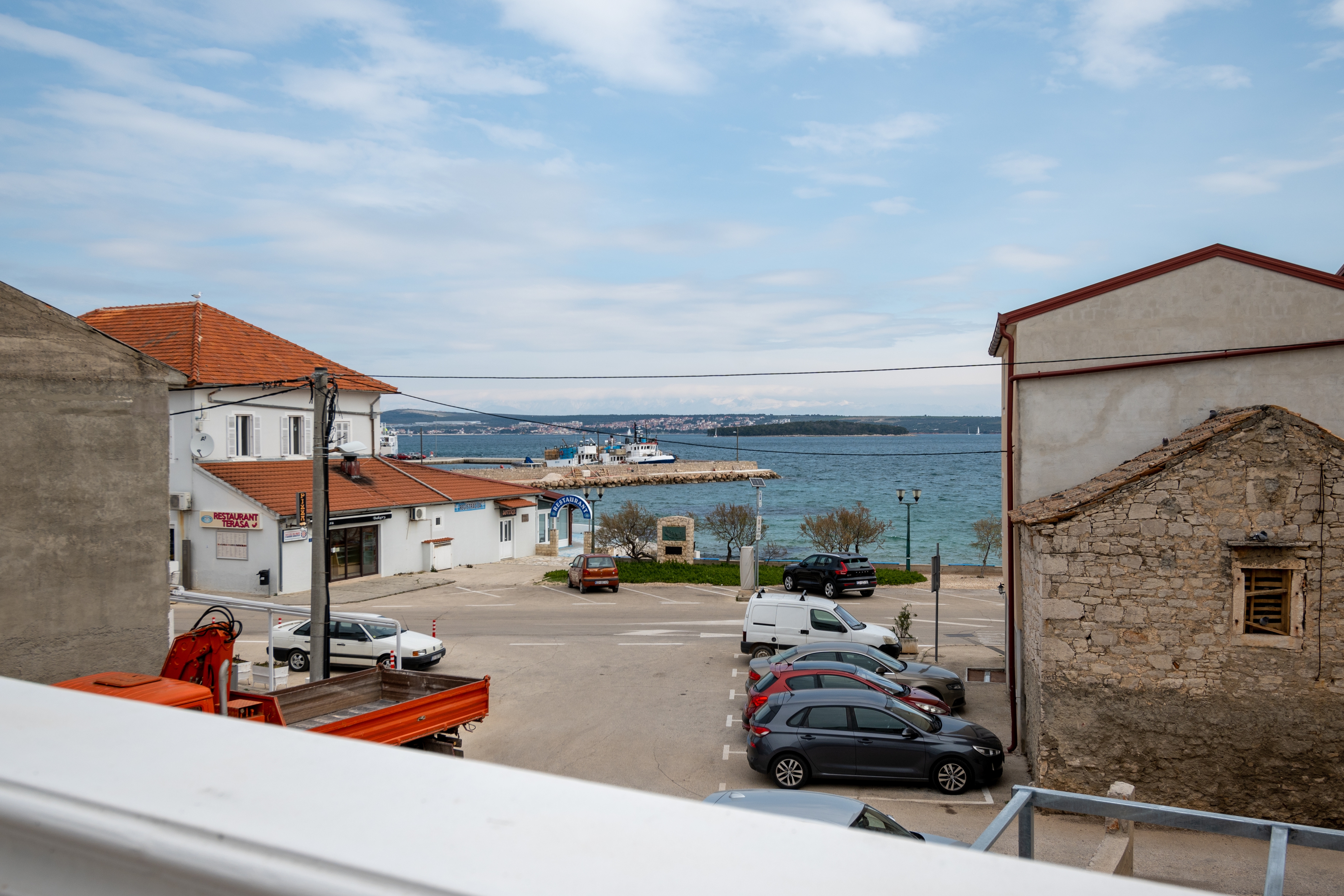 Studio flat with terrace and sea view Tkon, Pašman  AS-a