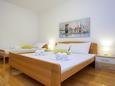 Ložnice 1 Novalja, Ložnice 1 v ubytování typu apartment, domácí mazlíčci povoleni a WiFi.