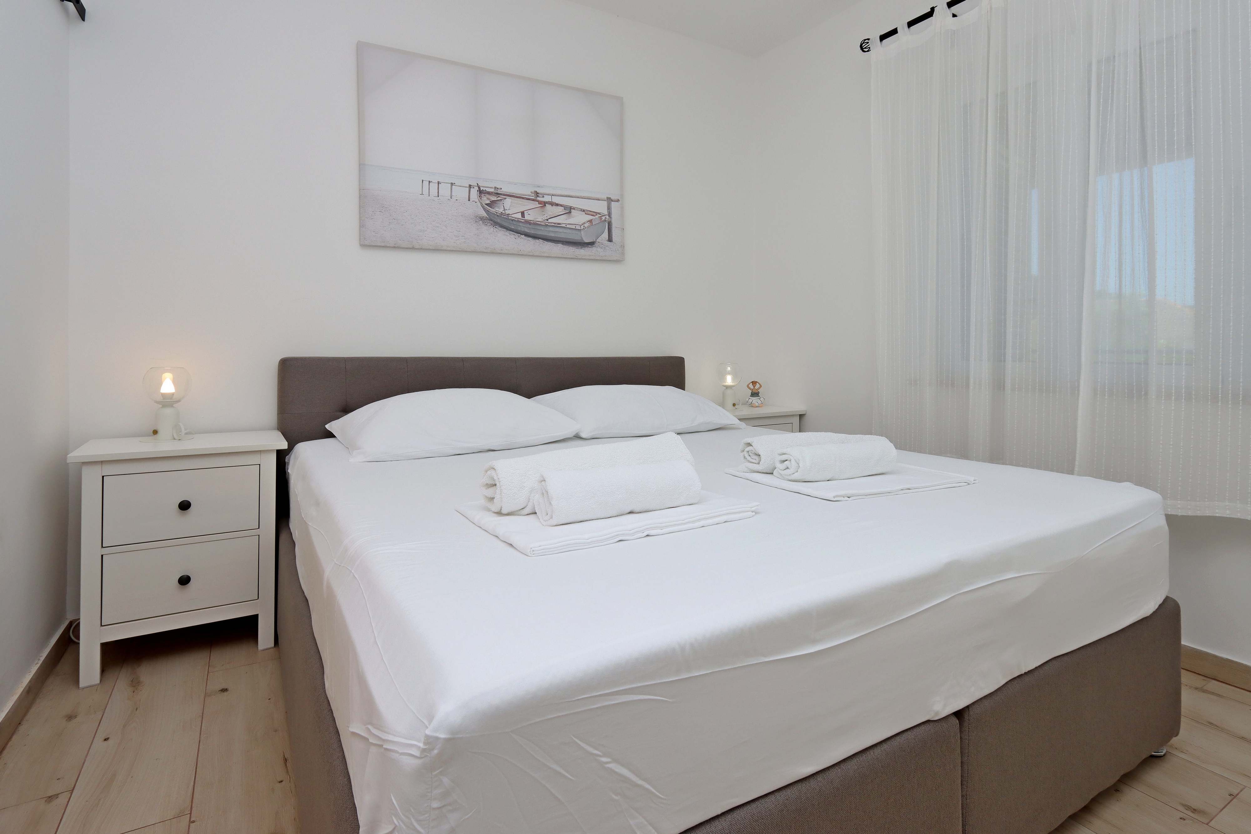 Two bedroom apartment with terrace and sea view Kampor, Rab  A-a