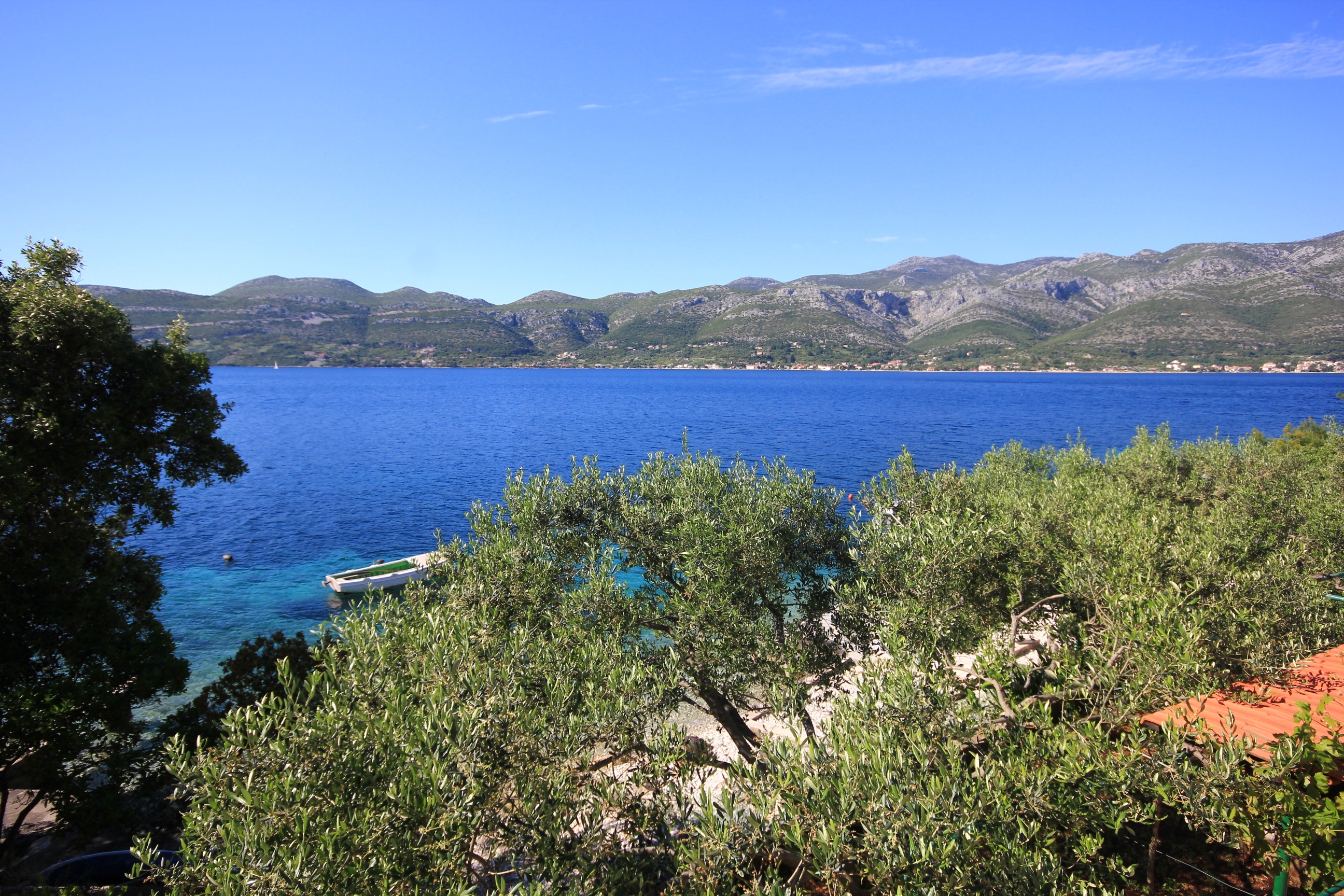One bedroom apartment near beach Tri Žala, Korčula  A-c