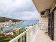 Povlja, Balcon 1 dans l’hébergement en type apartment, avec la vue sur la mer, animaux acceptés et WiFi.