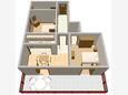Prižba, План в размещении типа apartment, WiFi.