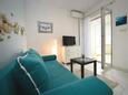 Novalja, Living room in the apartment, air condition available, (pet friendly) and WiFi.