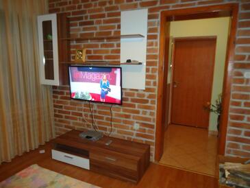 Grabovac, Sala de estar in the apartment, air condition available, (pet friendly) y WiFi.