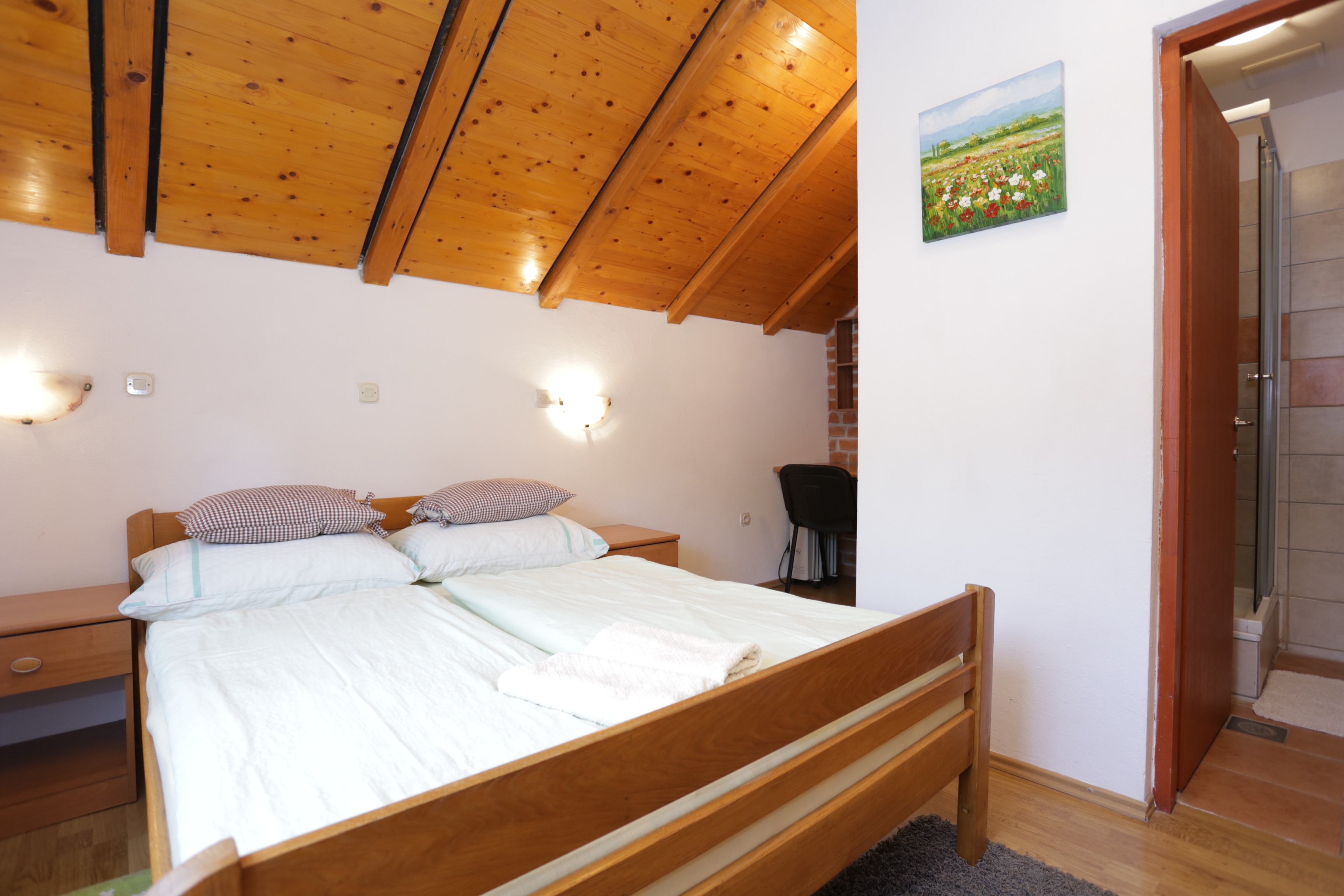 Room with air-conditioning Grabovac, Plitvice (S-17531-b)