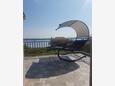 Shared terrace Šepurine, Shared terrace in the apartment, with a sea view, (pet friendly) and WiFi.