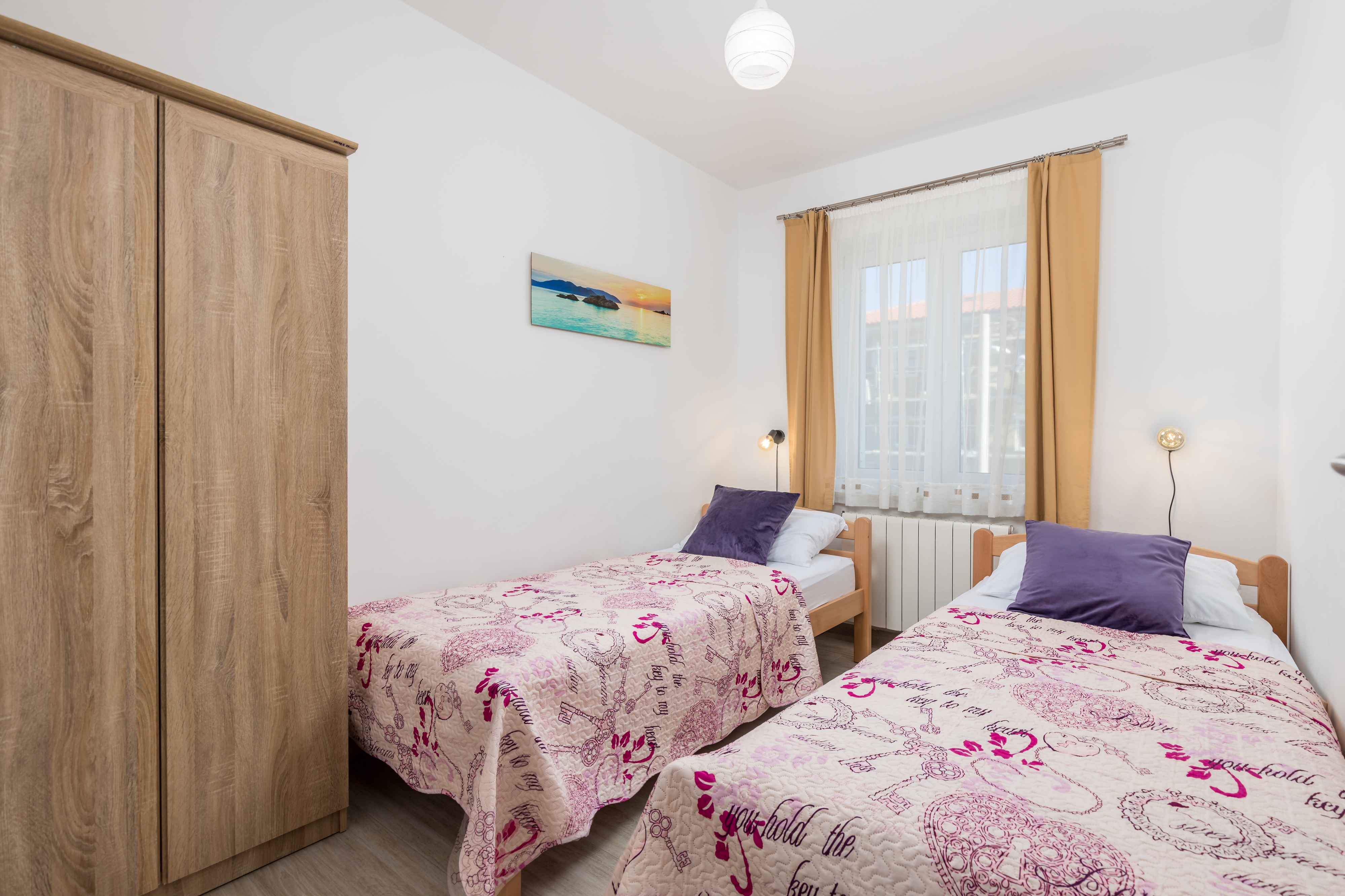 Two bedroom apartment with terrace and sea view Kraljevica  A-c