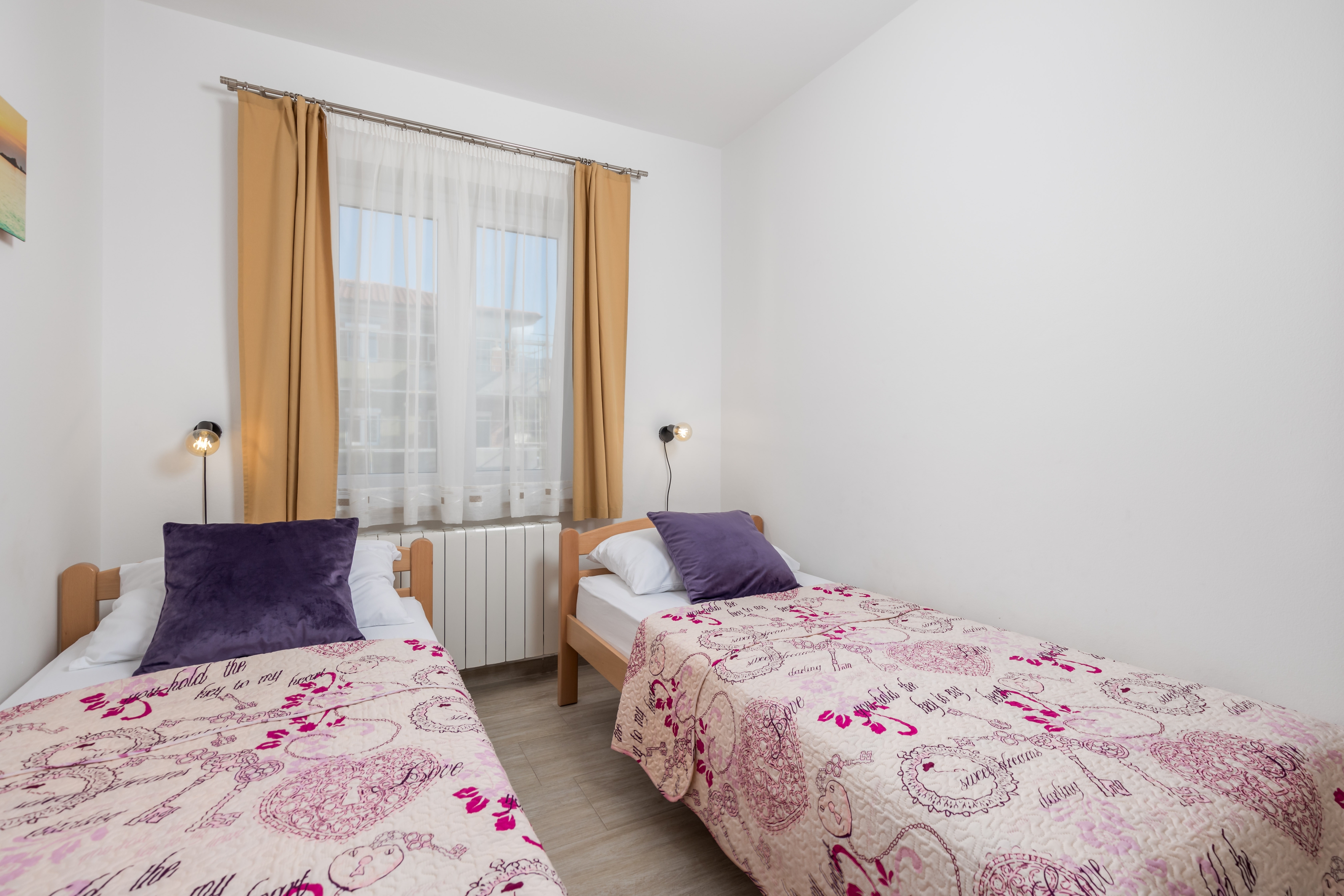 Two bedroom apartment with terrace and sea view Kraljevica  A-c
