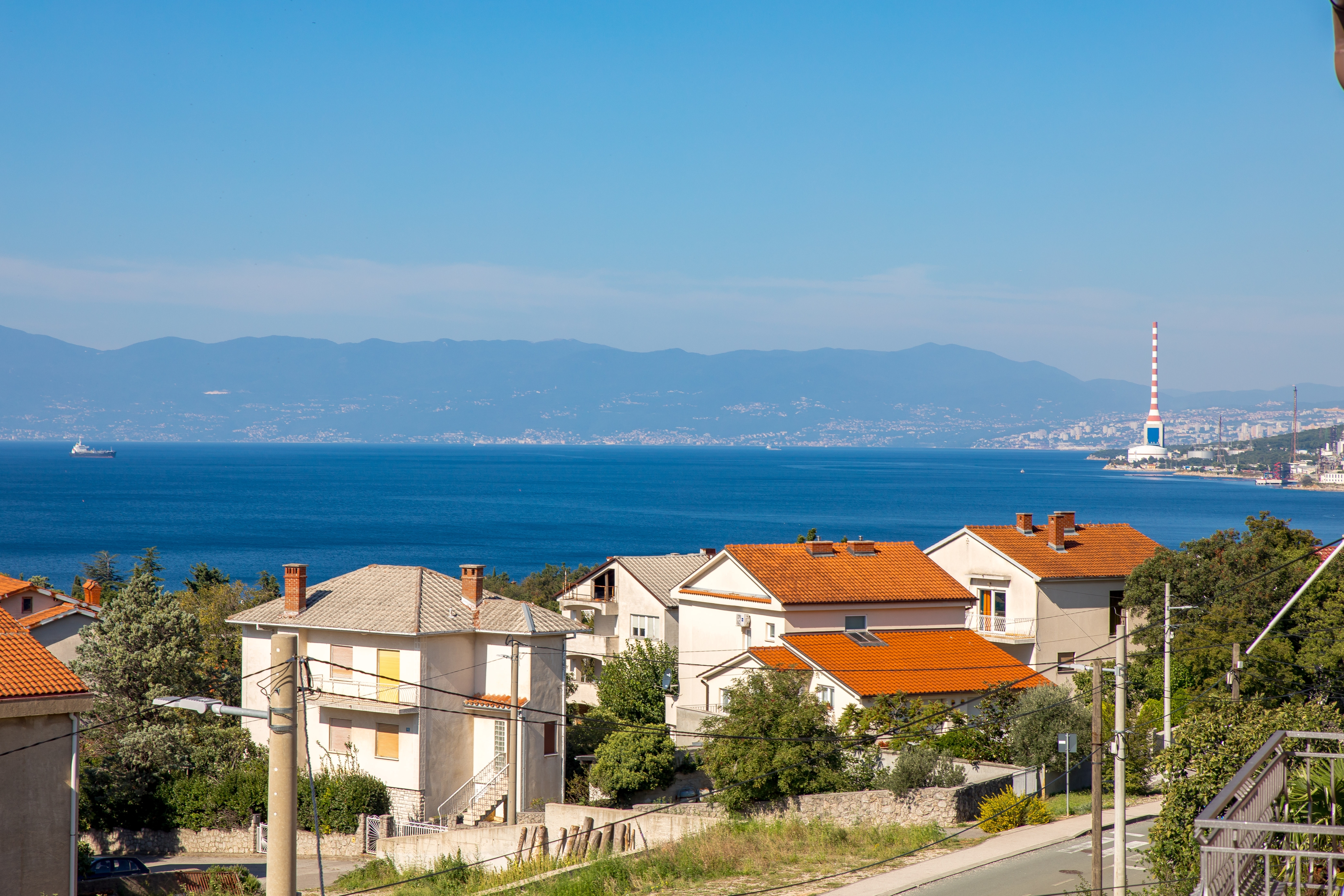 Two bedroom apartment with terrace and sea view Kraljevica  A-c