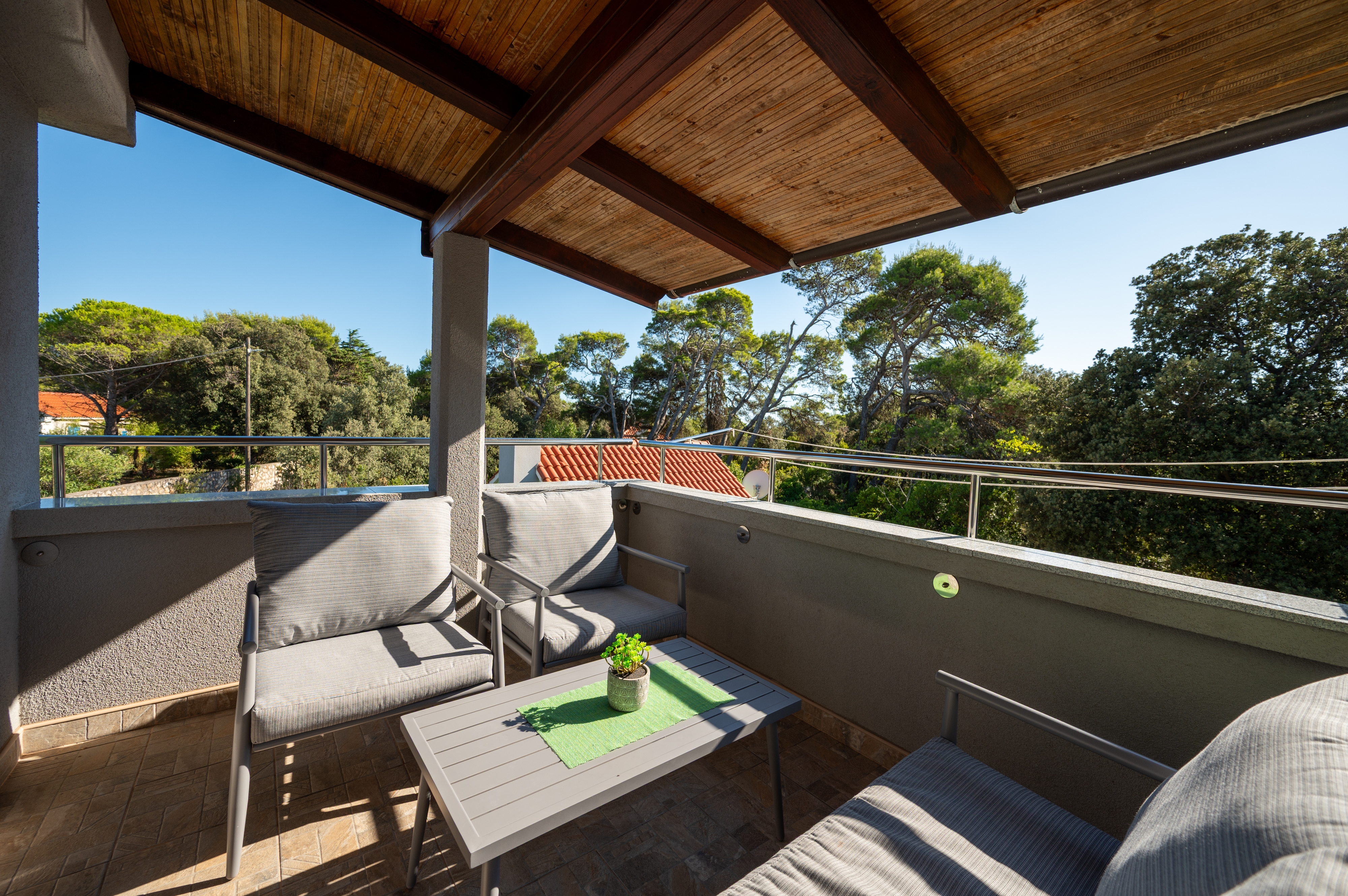 One bedroom apartment with terrace and sea view Silba  A-a
