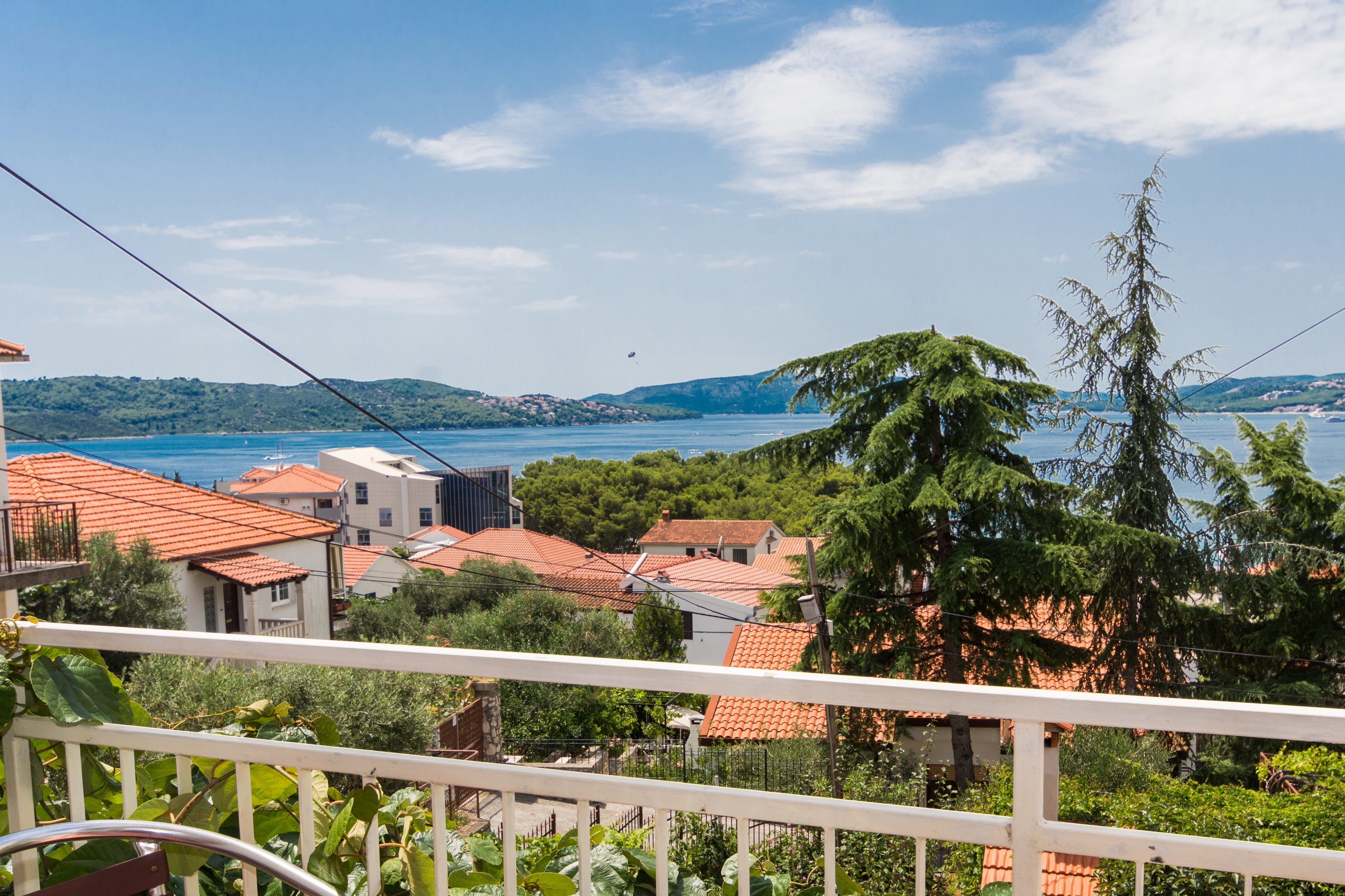Studio flat with balcony and sea view Trogir  AS-a