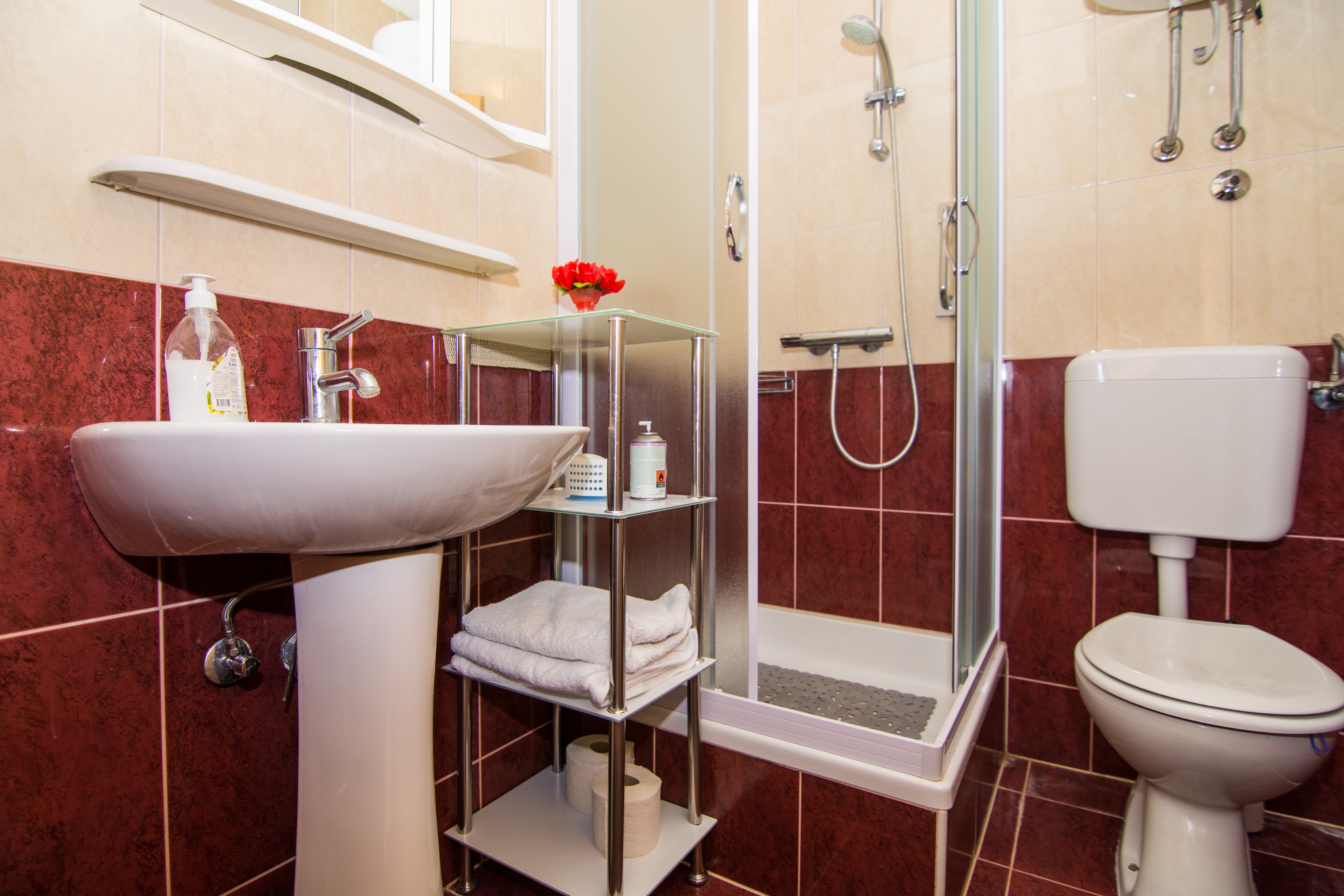 Studio flat with balcony and sea view Trogir  AS-a