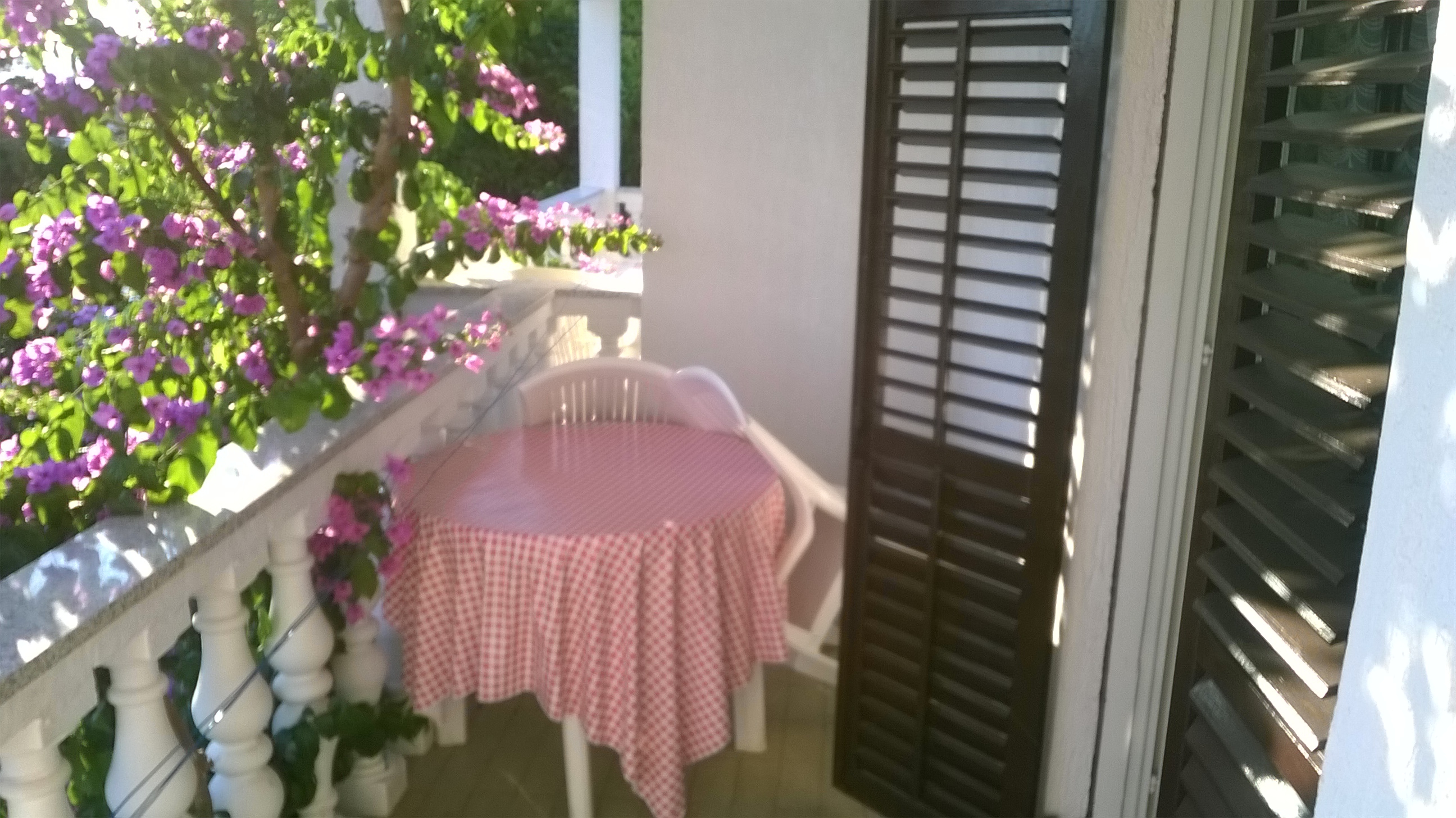 One bedroom apartment with balcony and sea view Barbat, Rab (A-17620-b)