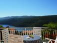 Terrace Rabac, Terrace in the apartment, with a sea view and WiFi.