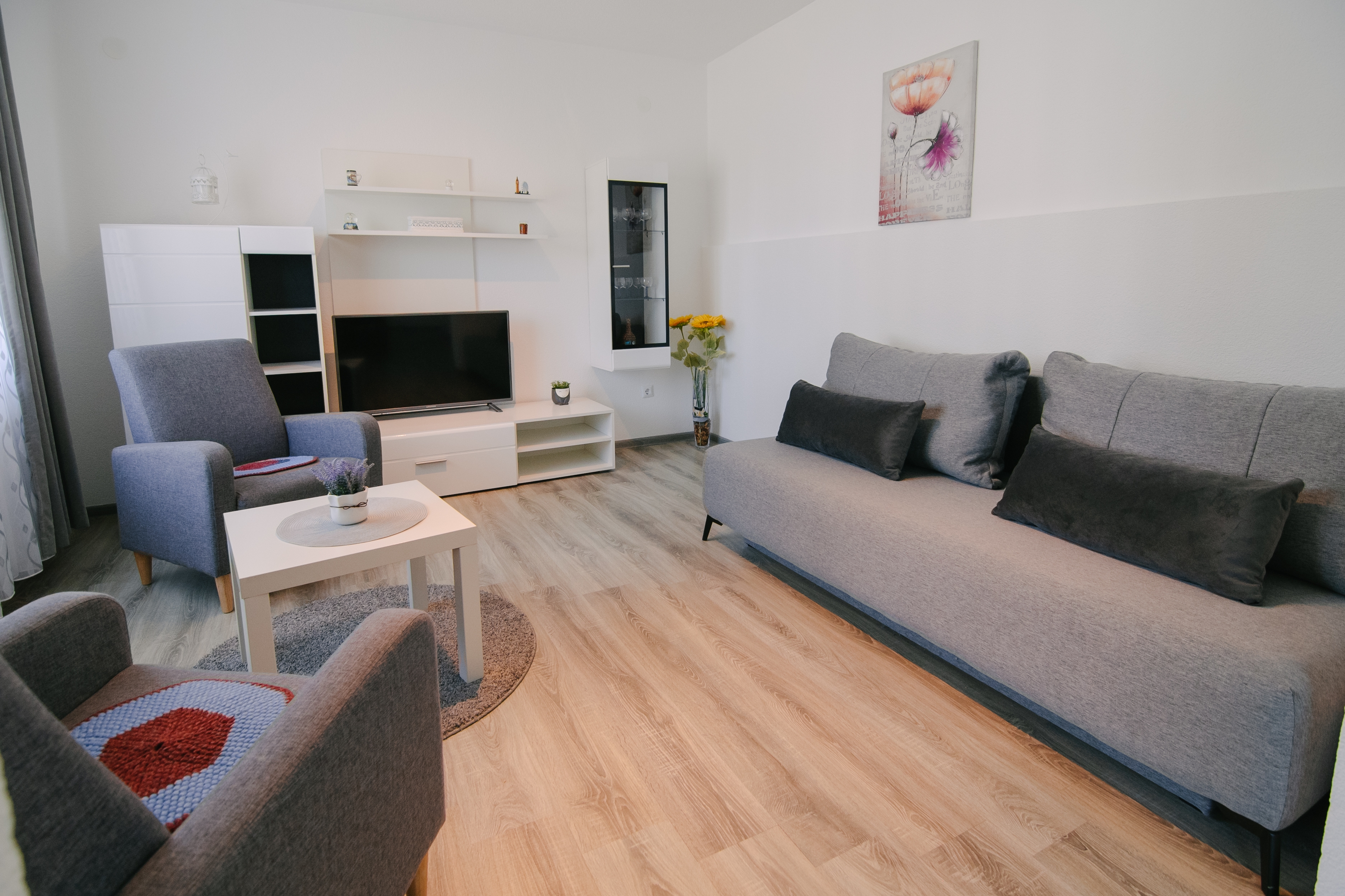 One bedroom apartment with terrace Lipovača (Plitvice) (A-17657-a)