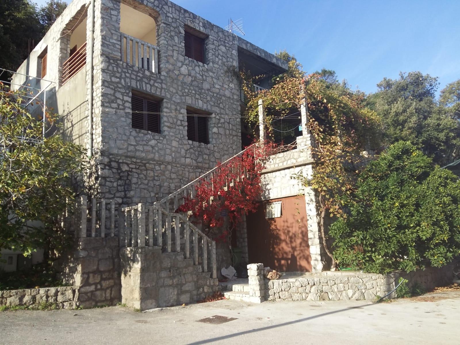 One bedroom apartment with balcony and sea view Cove Crkvice, Pelješac (A-17667-b)