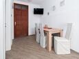 Rab, Jadalnia w zakwaterowaniu typu apartment, Dostępna klimatyzacja i WiFi.