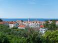 Rab, Terrasse - vue dans l’hébergement en type apartment, WiFi.