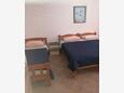 Bedroom 1 Vrsi - Mulo, Bedroom 1 in the apartment, (pet friendly) and WiFi.