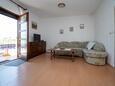 Obývací pokoj Zaglav, Obývací pokoj v ubytování typu apartment, domácí mazlíčci povoleni.
