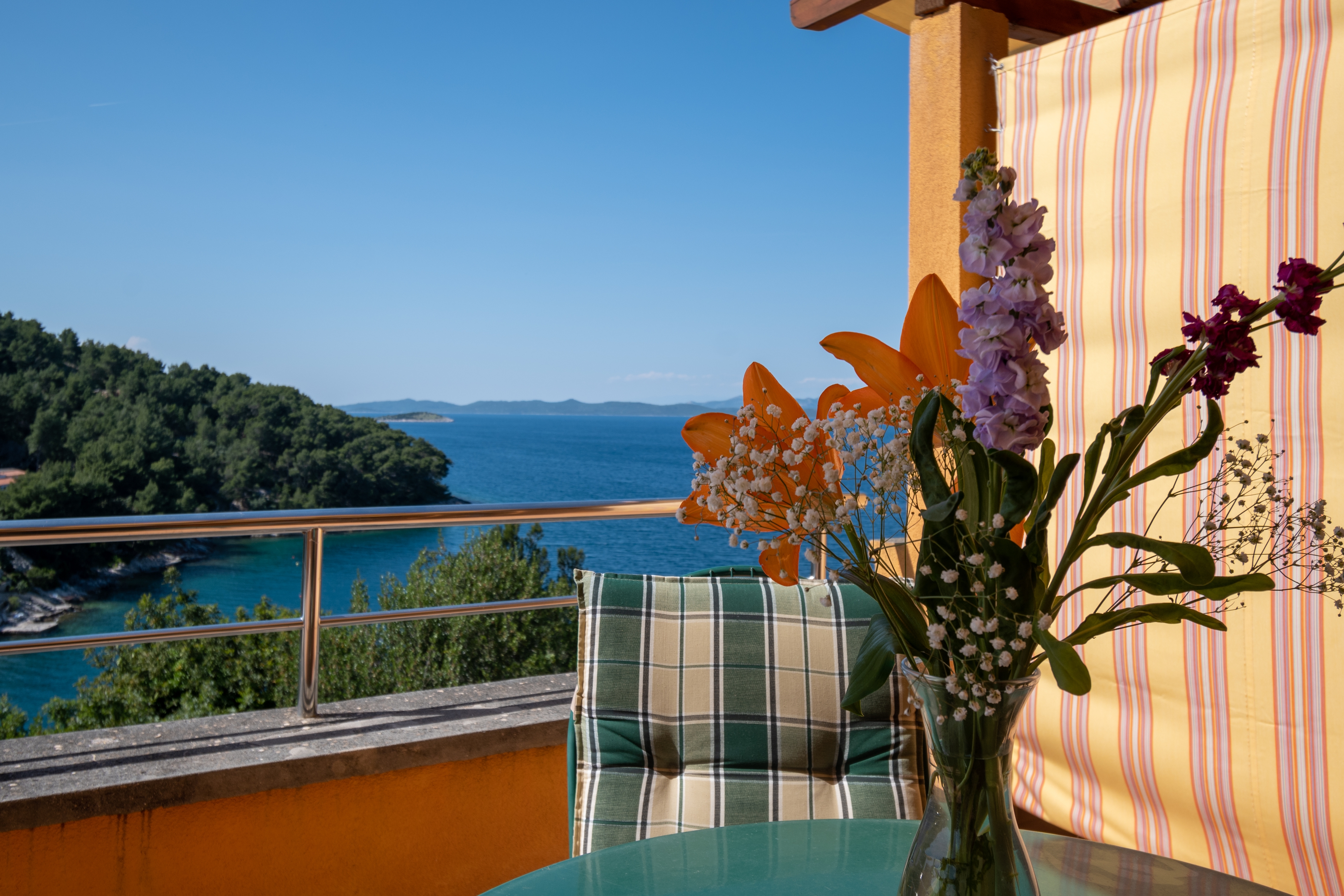 Studio flat with terrace and sea view Sali, Dugi otok  AS-b