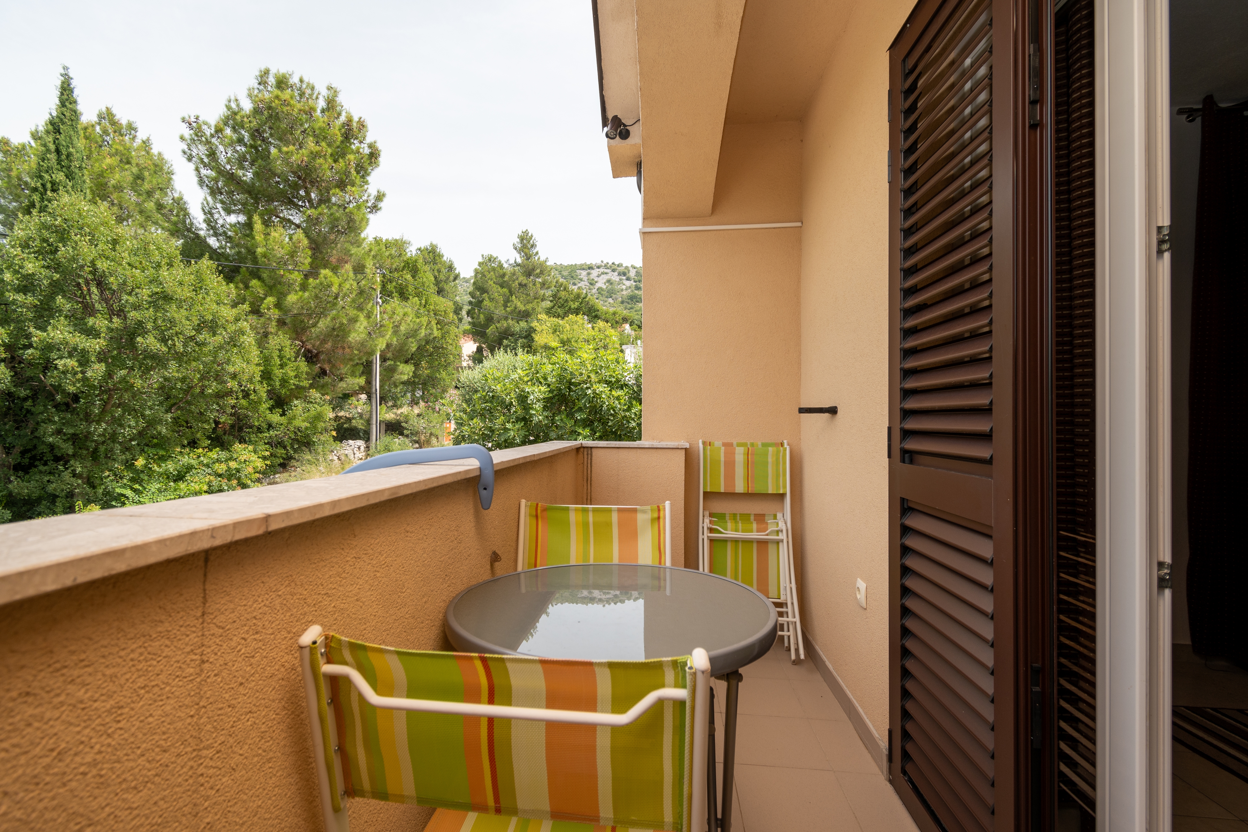 One bedroom apartment with balcony and sea view Tribanj Šibuljina, Paklenica  A-b