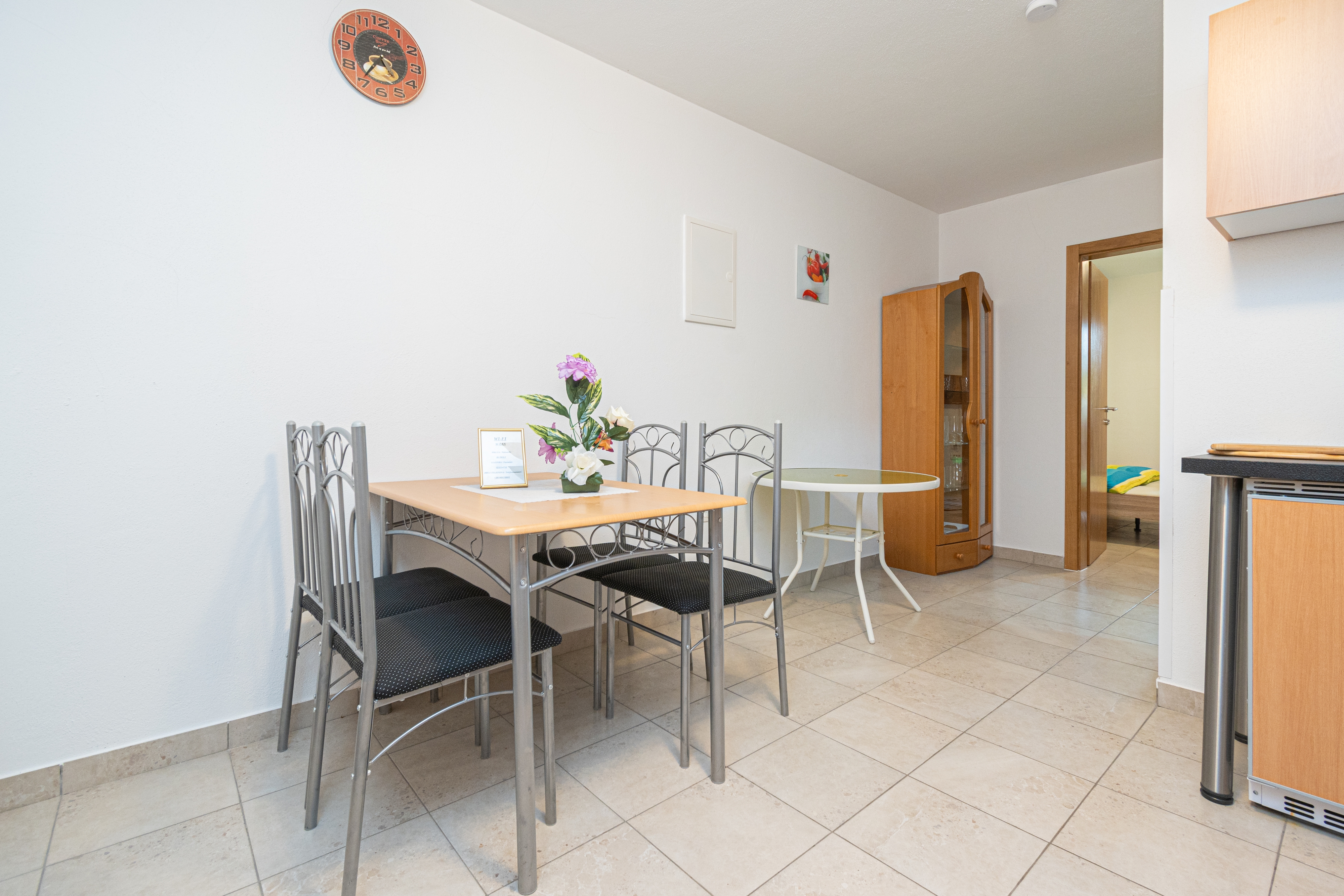 One bedroom apartment with balcony and sea view Tribanj Šibuljina, Paklenica (A-17818-b)