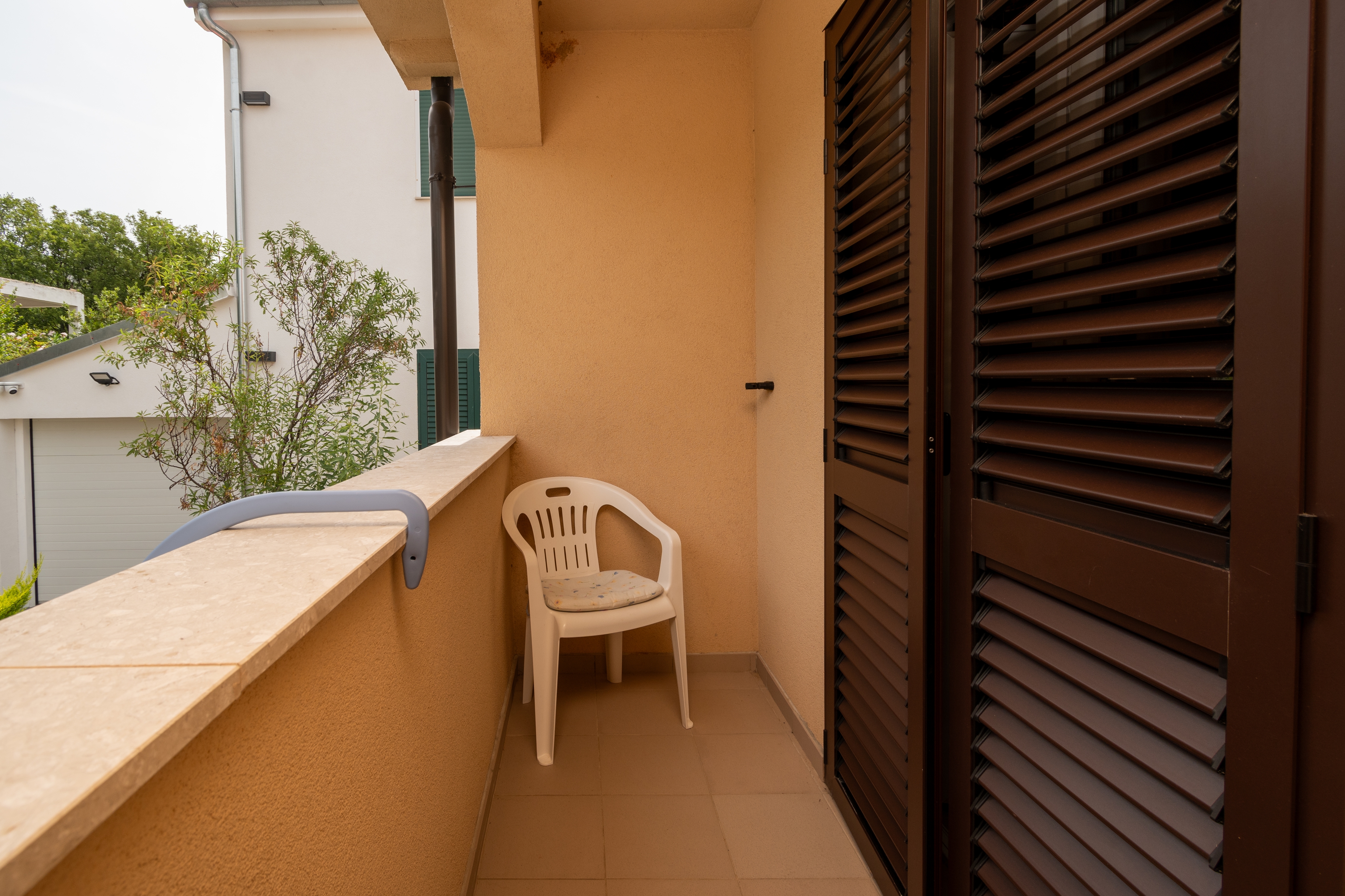One bedroom apartment with balcony and sea view Tribanj Šibuljina, Paklenica  A-c