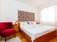 Ložnice 1 Mavarštica, Ložnice 1 v ubytování typu apartment, domácí mazlíčci povoleni a WiFi.