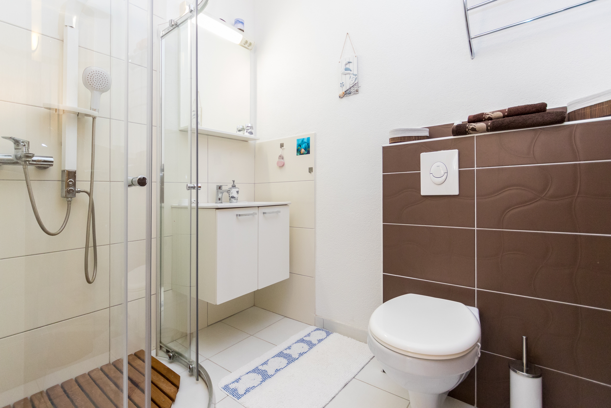One bedroom apartment with terrace and sea view Grebaštica, Šibenik  A-b