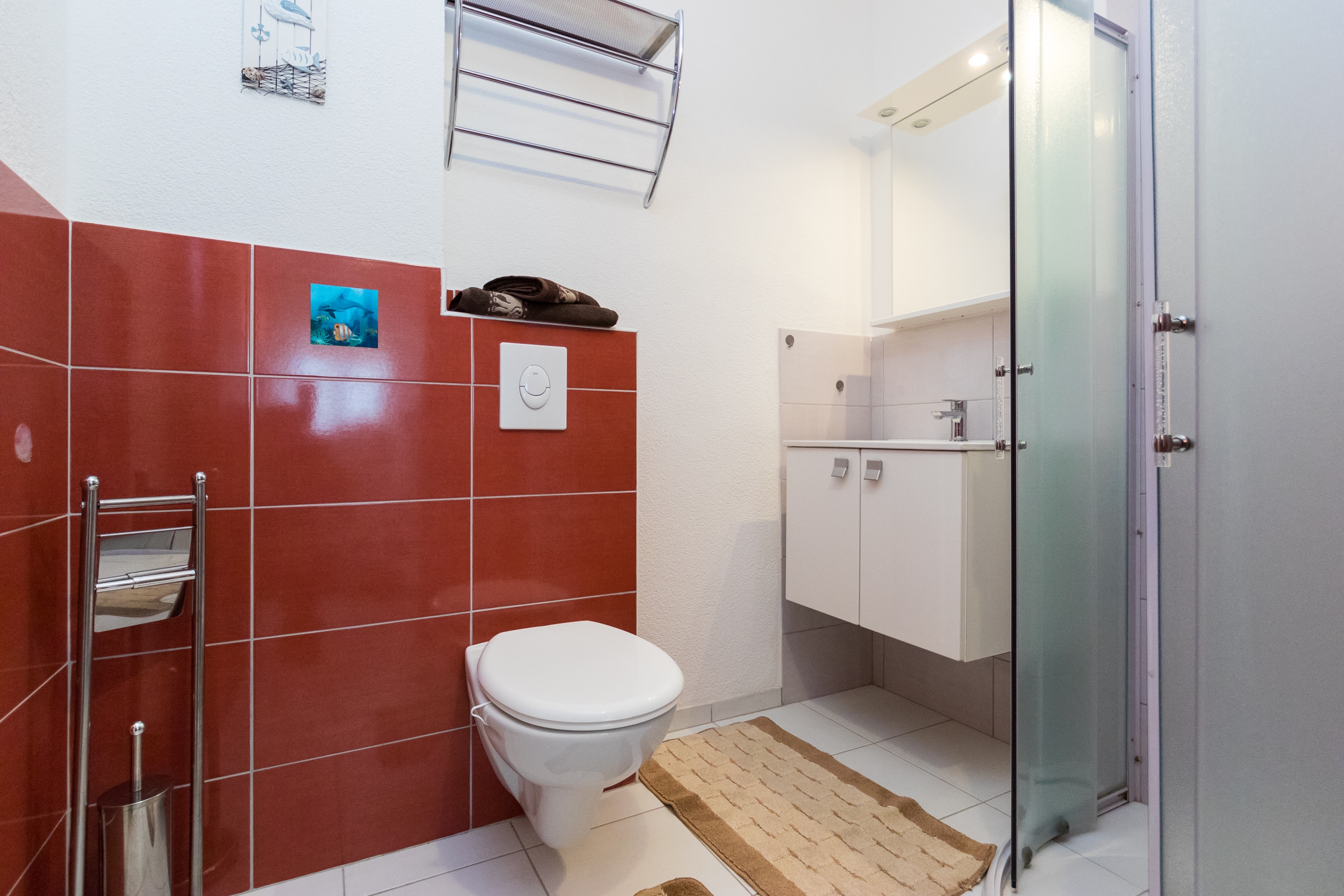 Three bedroom apartment with terrace Grebaštica, Šibenik  A-c
