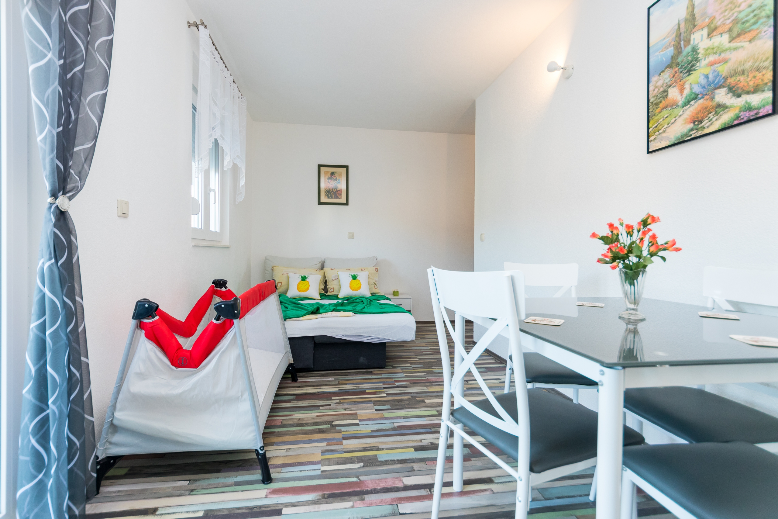 Three bedroom apartment with terrace Grebaštica, Šibenik  A-c
