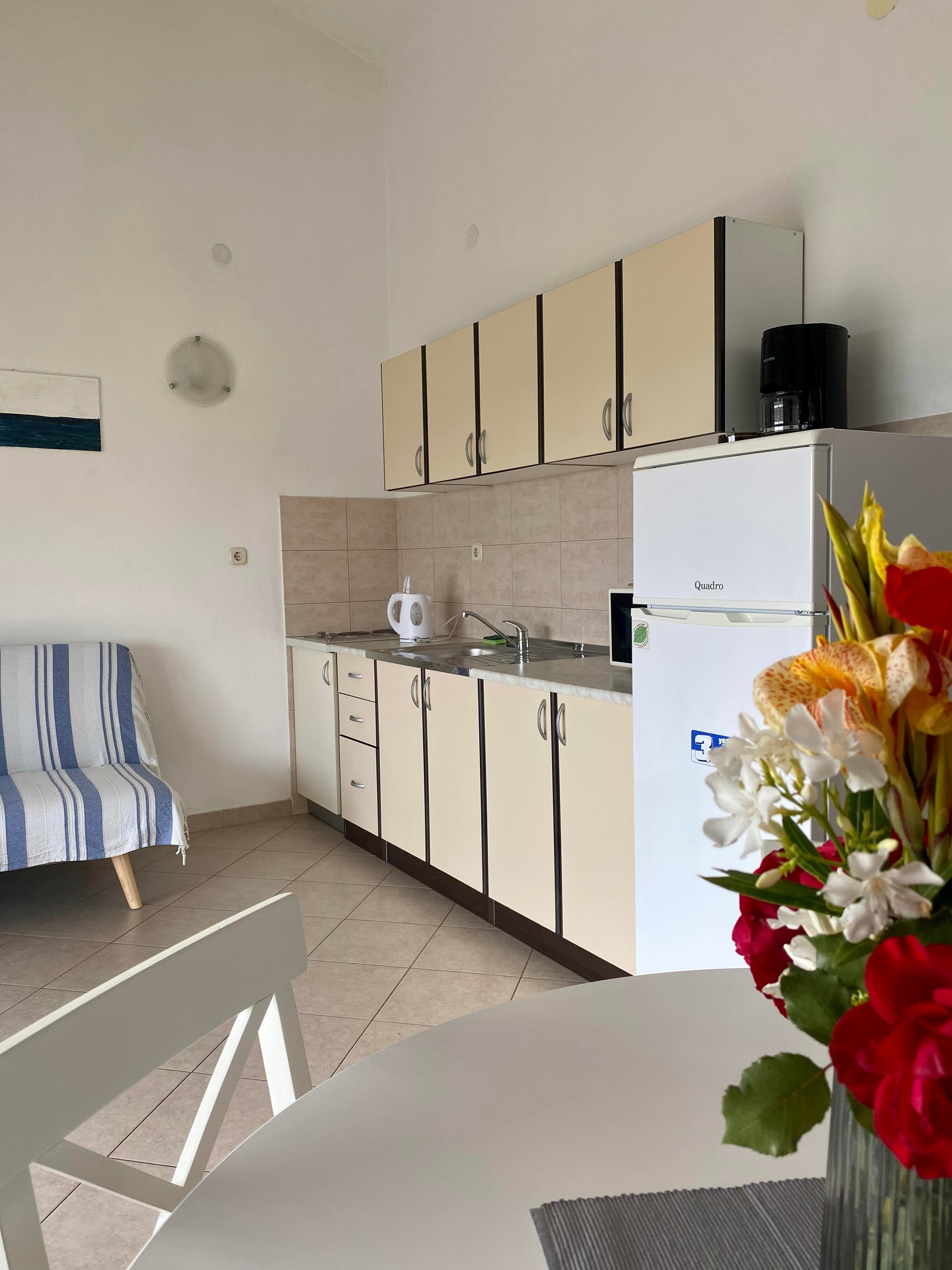 One bedroom apartment with terrace and sea view Bibinje, Zadar  A-a